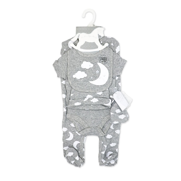 Rock A Bye 5 Piece Giftset Moon 