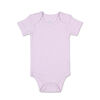 Koala Baby 4Pk Short Sleeved Solid Bodysuits, Pink/Lavender/Heather Grey/White, 6 Month