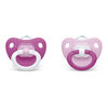 Sucettes orthodontiques NUK, 0-6 mois, paquet de 2, couleurs assorties