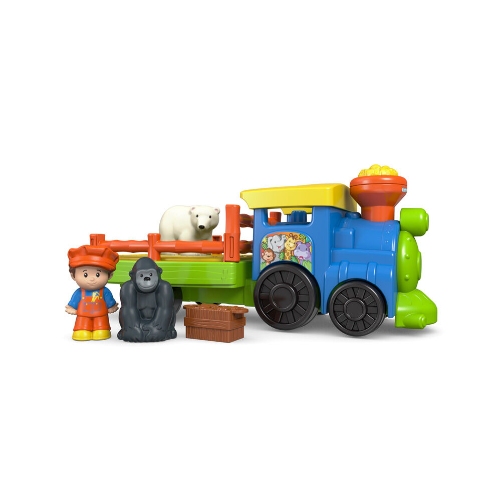 My little zoo train playset sale