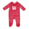 Sterling Baby Pink Velour Fox Sleeper