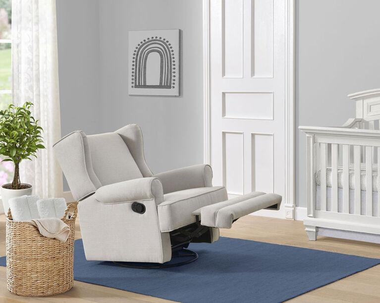 Fauteuil Teegan Pivotant/Inclinable Sable