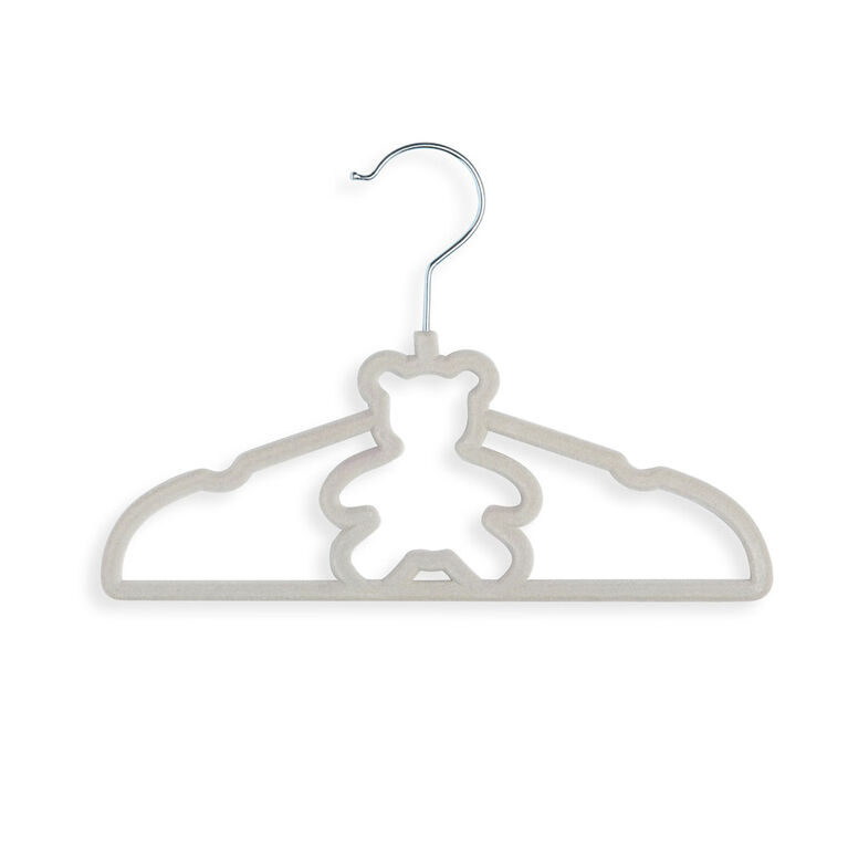 Cintre ours gris : lot de 10