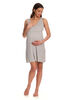 Chloe Rose 2 Piece Maternity & Nursing Robe Set Grey M