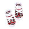 So Cute by Baby Mode 3 Pairs Crew Sock: Blue Sneakers