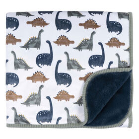 Gerber Childrenswear - 2ply Plush Blanket - Dino Time