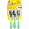 Fourchettes Kiddy Cutlery de First Essentials par NUK™, paquet de 3- Vert.