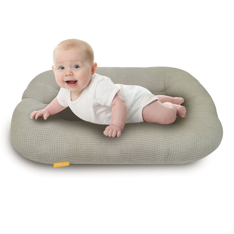 Baby Nest Lounger Cream Waffle Knit