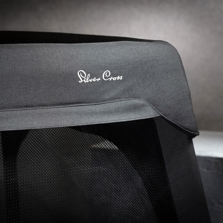Silver Cross Slumber Travel Crib - Carbon