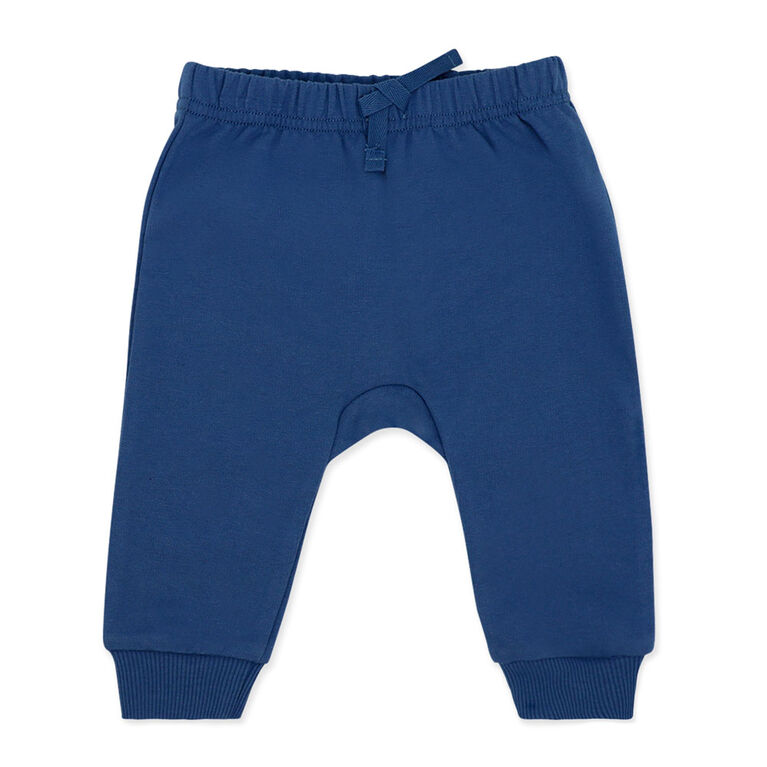 Baby Mode 3 Piece Zip French Terry Set: Stripe
