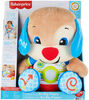 Fisher-Price - So Big Puppy Toddler Learning Toy, Plush Dog with Music Sounds and Educational Content, Laugh and Learn - French Version