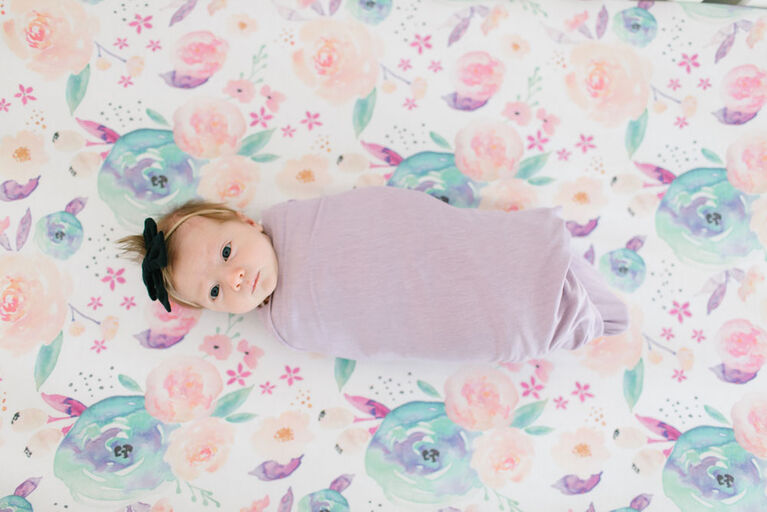 Copper Pearl Bloom Premium Crib Sheet