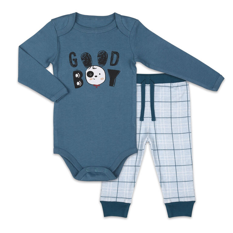 Koala Baby Bodysuit and Pants Set, Good Boy - 24 Months