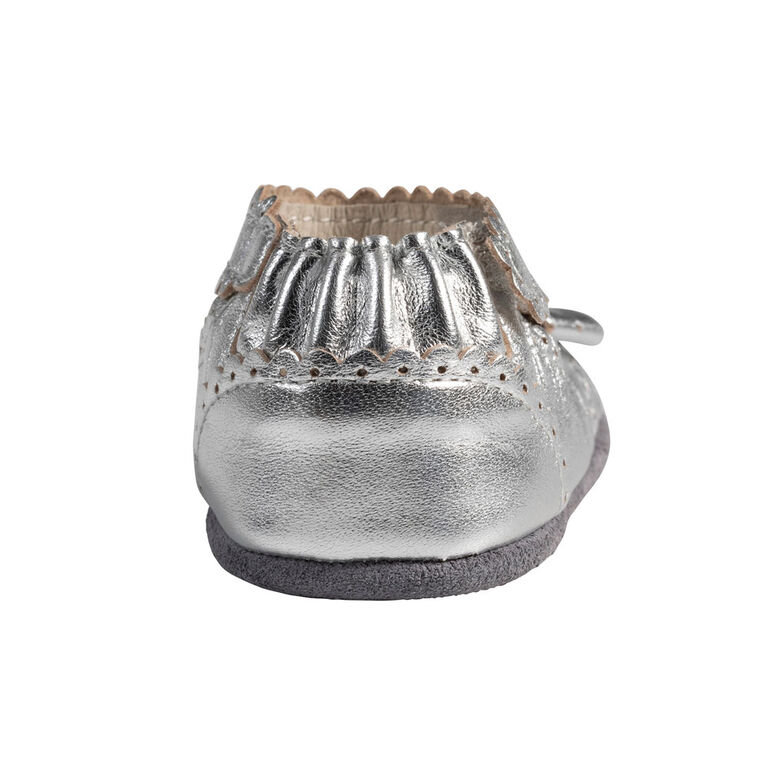 Robeez -  MiniShoez Catherine Silver 6-9M
