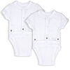 Necessities by Tendertyme White Diaper Vest- Preemie