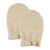 Naturelle 3 Pack Mitts: Beige 0-6M