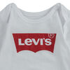 Levis Long Sleeve Batwing Bodysuit - White - Size 9 Months