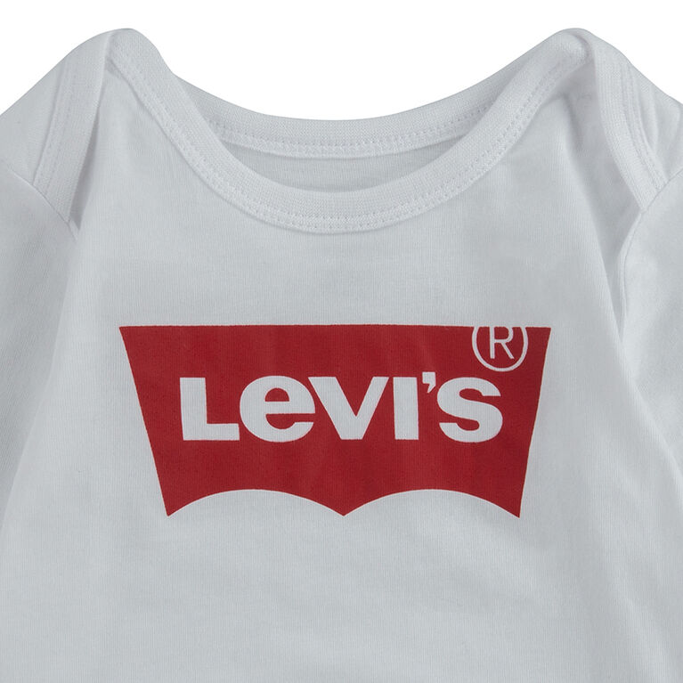 Levis Long Sleeve Batwing Bodysuit - White