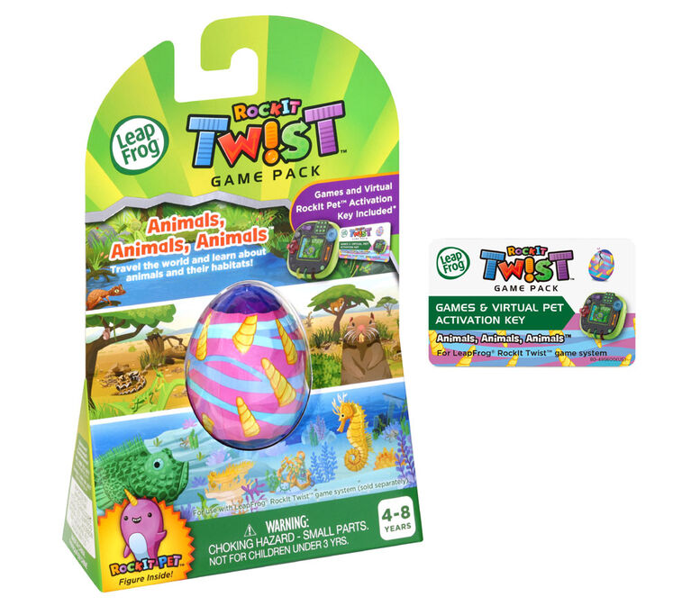 LeapFrog RockIt Twist Game Pack Animals, Animals, Animals - English Edition
