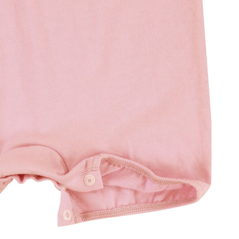 Levi's Heart Romper and Booties Set - Quartz Pink