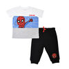 Marvel Spiderman Ensemble 2 pièces T-shirt et pantalon jogging - Noir, 12 mois