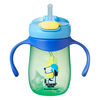 Tommee Tippee Weighted Straw Toddler Sippy Cup - Blue - 6+ months