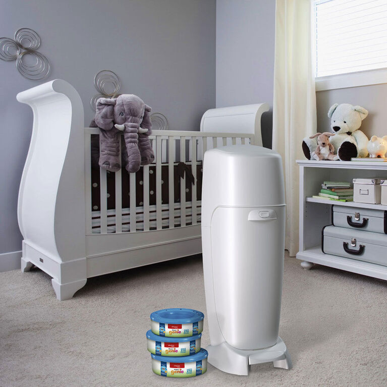 Poubelle à couches Diaper Genie Elite - Gris perle