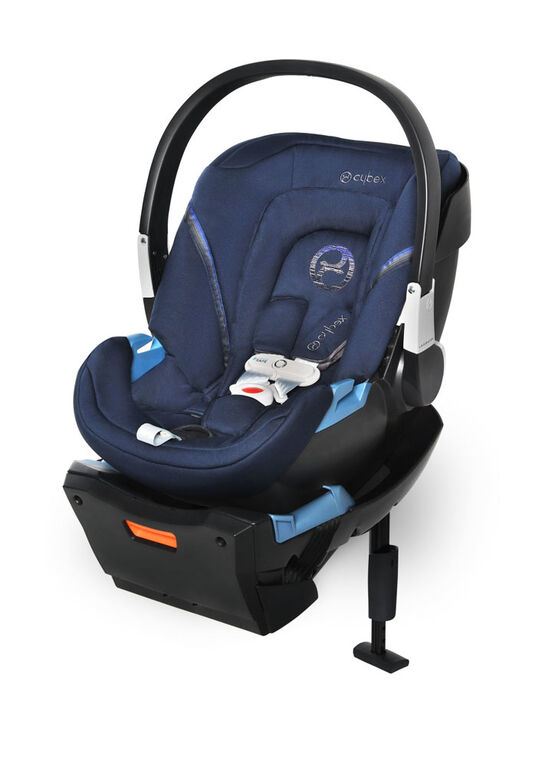 Cybex Siège d'auto pour nourrisson Aton 2 avec Sensorsafe en couleur bleu denim