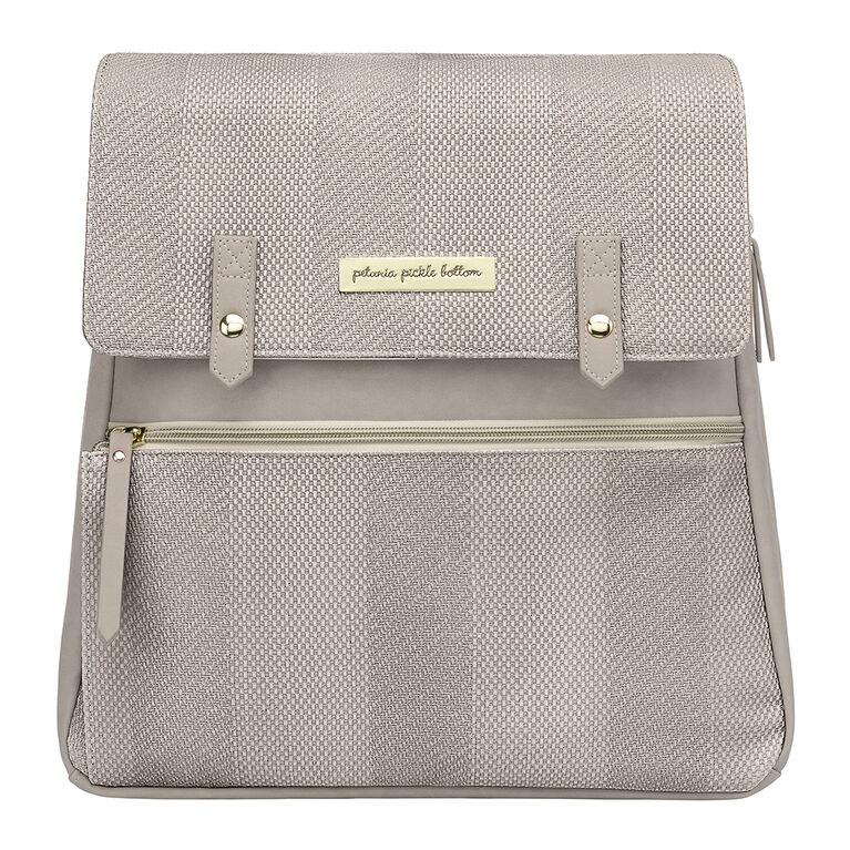 Petunia Pickle Bottom - Meta Backpack - Sand Cable Stitch Leatherette