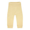 Baby Mode Cuffed Pants:Tan Solid Newborn