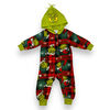 Grinch Infant Hooded Onesie - Green - 6-12M