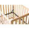 Foundations Safetycraft Fixed-Side Clearview Crib, Natural