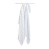 Lulujo - Cotton Muslin Swaddles 2 Pack - Bees + Blue Dots