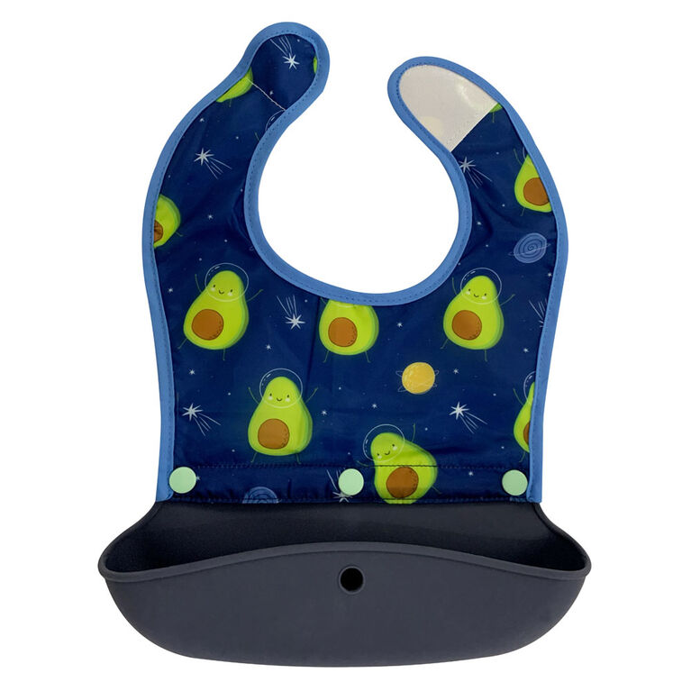 Koala Baby - 2 Pack Bib W/ Silicone Pocket Avocados