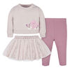 Gerber Childrenswear - Ensemble 3 pièces haut, tutu et legging Woodland pour bébé