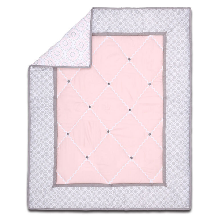 Belle Princess  3pc Bed Set (Quilt, Sheet, Dust Ruffle)