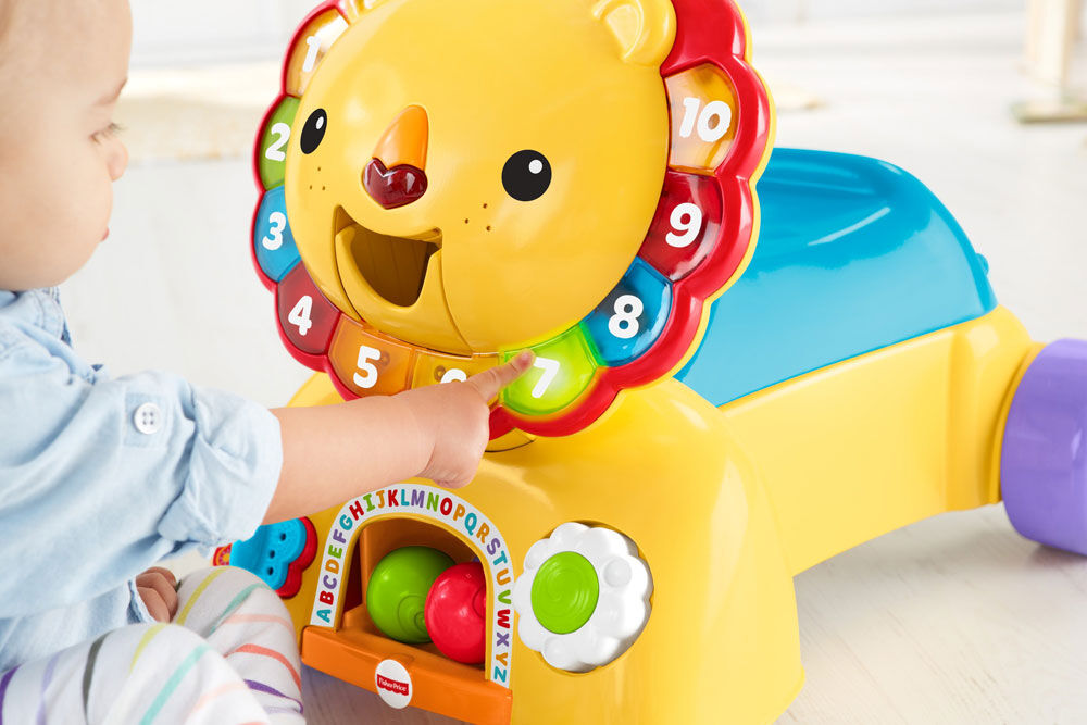 Fisher Price 3 in 1 Sit Stride Ride Lion English Edition