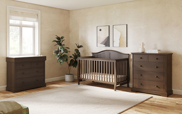 Child Craft Camden 4-in-1 Convertible Crib - Slate