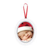 Cadre photo ornemental Babyprints - Oval en bois