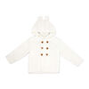 Baby Mode 2 Piece Hooded Knit Set:Cream