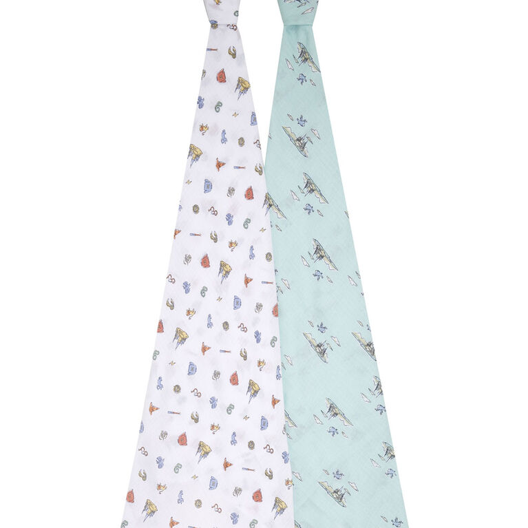 Maxi-Langes Mousseline 2Pk - Harry Potter