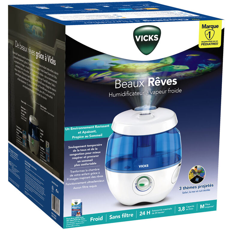 Vicks Sweet Dreams Cool Mist Humidifier - Blue