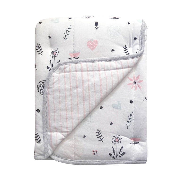 Koala Baby - Jersey Quilt Blanket Pink