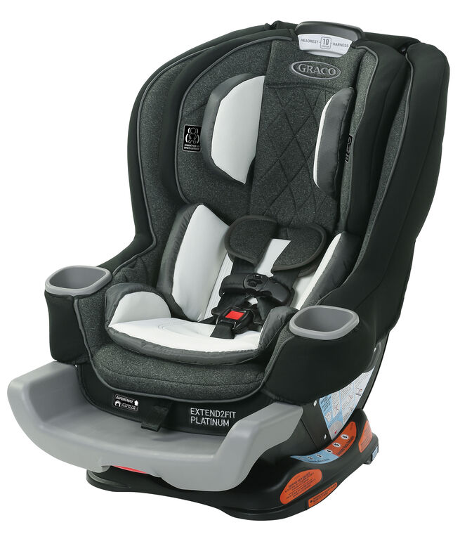 Siège d'auto transformable Graco Extend2Fit Platinum - Shale - Notre exclusivité