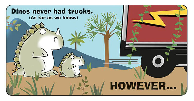 Dinosaurs In Trucks Because Hey, Why Not? - English Edition
