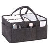 Sammy and Lou Charcoal Gray Felt Storage Caddy