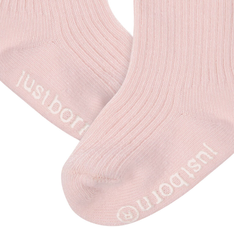 Just Born 6-Pack Baby Vintage Floral Socks Pink