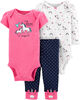 Carter's 3-Piece Unicorn Little Character Set - Pink, 12 Months