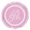 Pink Hearts Baby Shower Foil 18" - English Edition