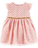 Carter's Polka Dot Tulle Holiday Dress - Pink, 24 Months